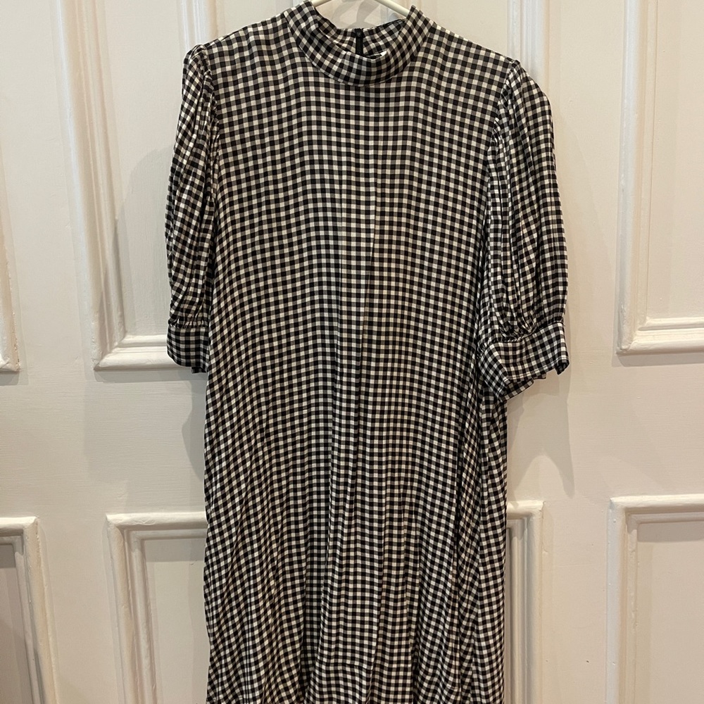 Ganni Gingham Tent dress
